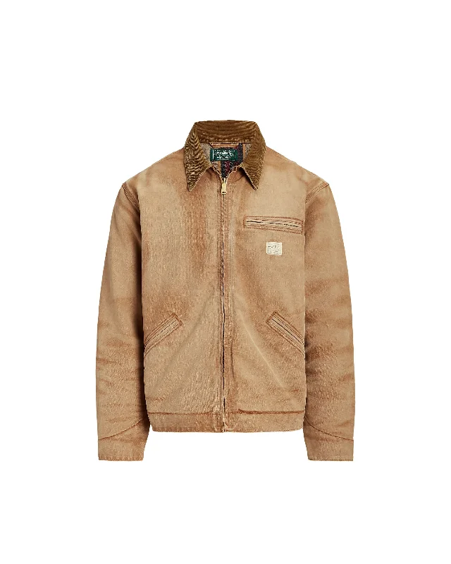 Men's Coats for RunningPolo Sportsman Canvas Jacket - Brown