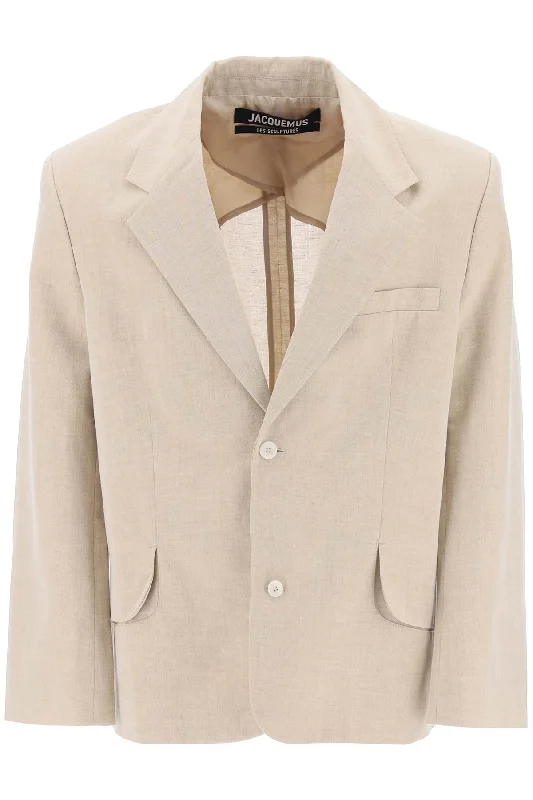 Men's Coats with Relaxed FitsJACQUEMUS "single-breasted jacket titled the