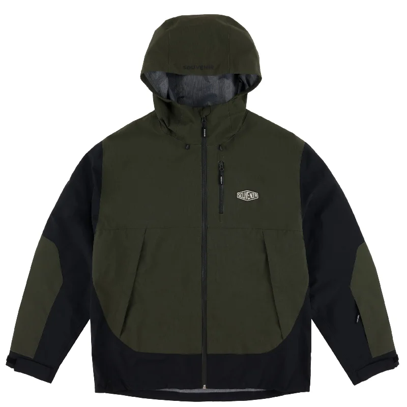 Men's Coats for Formal EventsSOUVENIR 3 Ply Ripstop Shell Snowboard Jacket Army 2025