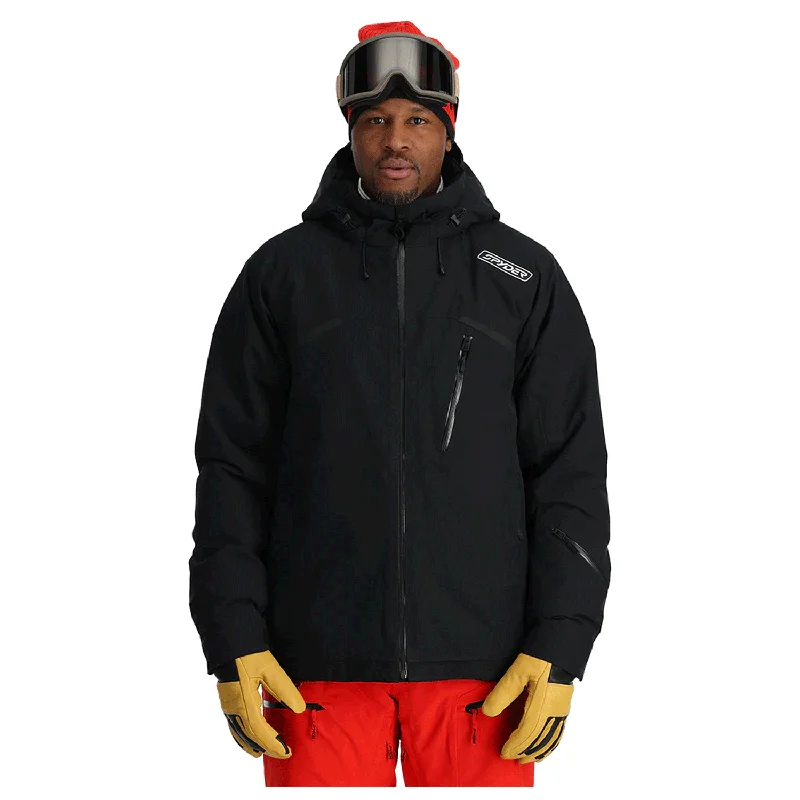 Men's Coats with Adjustable SleevesSpyder Men's Leader Jacket 2024 Black
