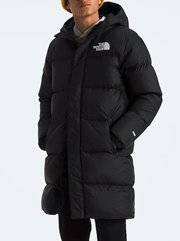 Men's Coats with Hidden PocketsNuptse Long Parka Jacket (Youth)