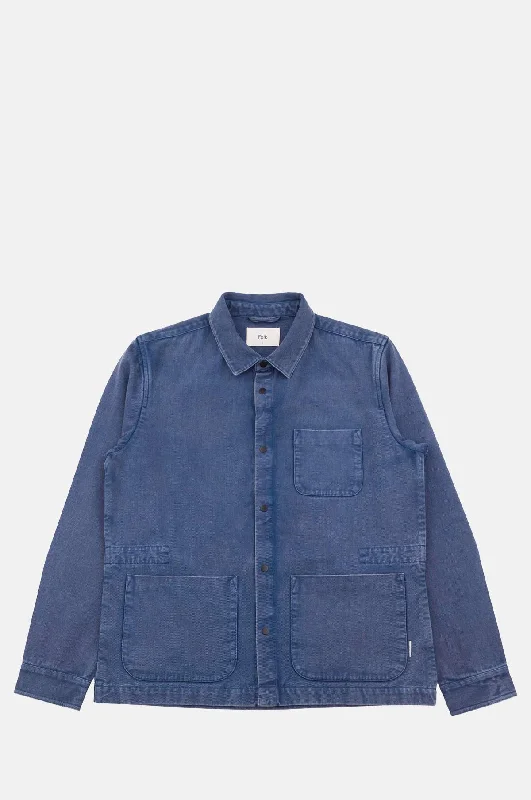 Men's Coats with Down InsulationTwill Assembly Jacket Dusty Blue