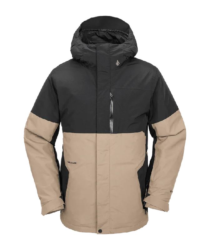 Men's Coats for Big and TallVOLCOM L GORE-TEX Snowboard Jacket Chestnut Brown 2025