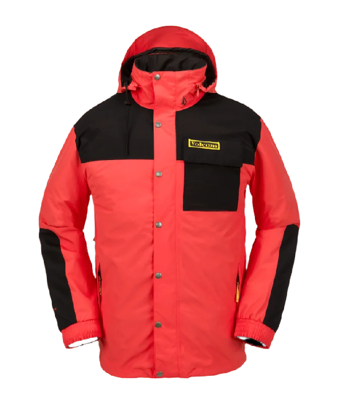 Men's Coats with HoodsVOLCOM Longo GORE-TEX Snowboard Jacket Orange 2024