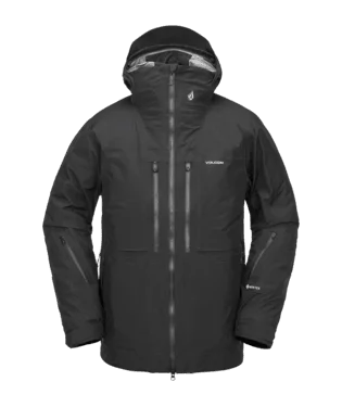 Men's Coats with ZippersVOLCOM TDS Infrared GORE-TEX Snowboard Jacket Black 2025