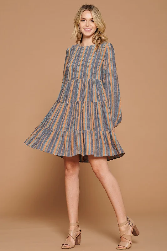 women's party dressesTiered Balloon Sleeve Short Dress