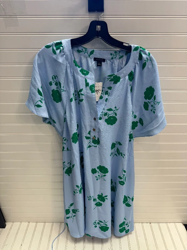 women's boho dressesDress Casual Short By Ann Taylor In Blue & Green, Size: 6