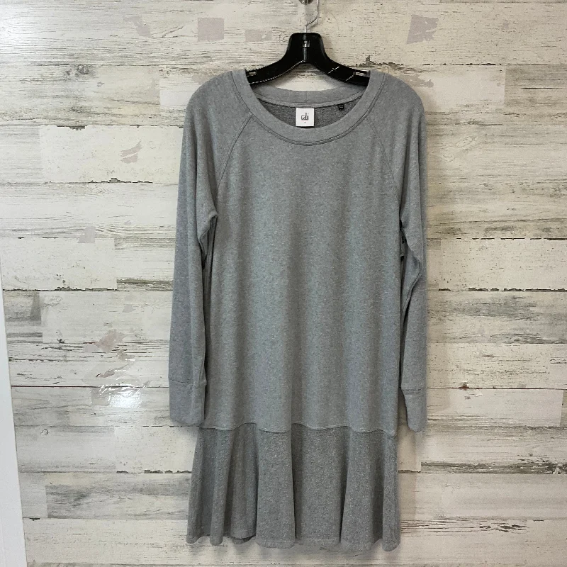 Floral DressDress Casual Short By Cabi In Grey, Size: S