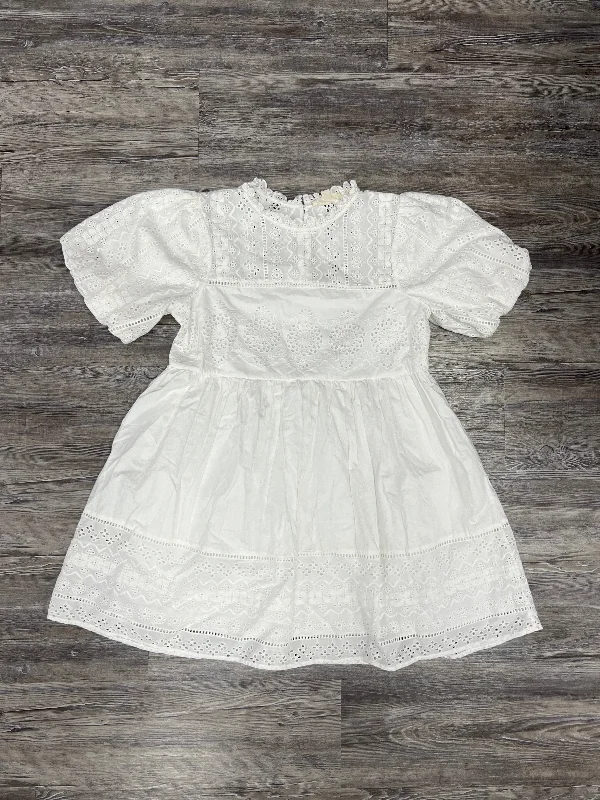 Silk DressDress Casual Short By Forever That Girl In White, Size: M