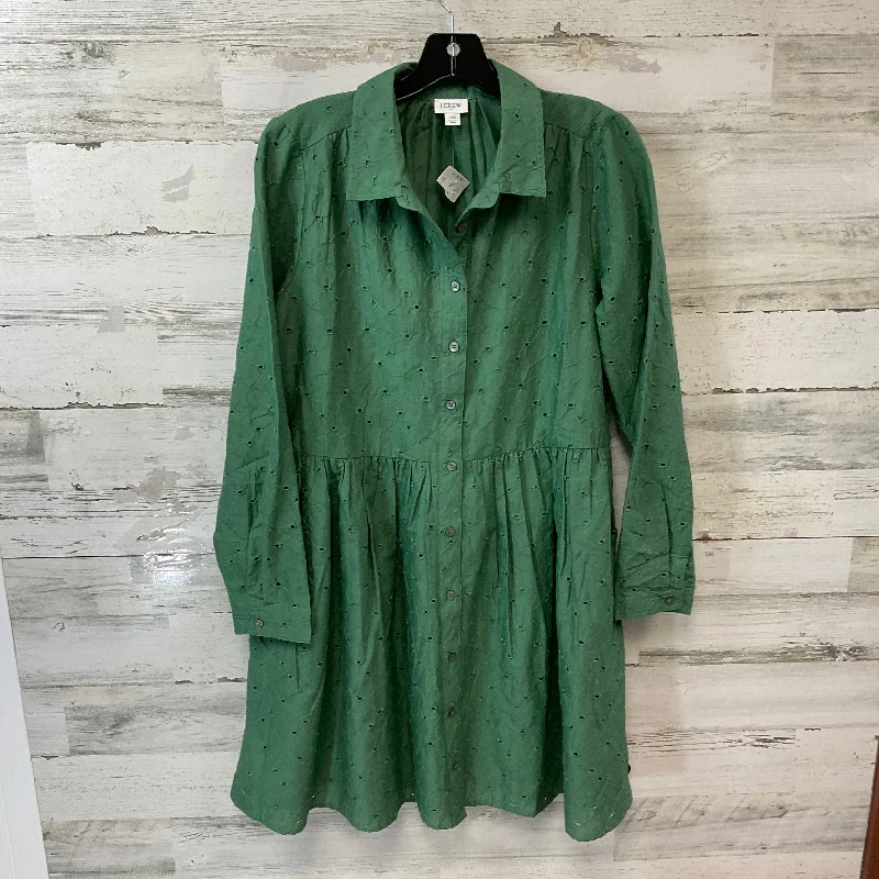 Glitter DressDress Casual Short By J. Crew In Green, Size: M