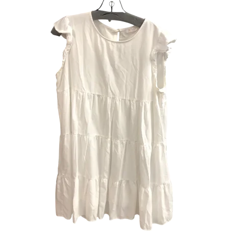 Evening DressDress Casual Short By kirundo In White, Size: M