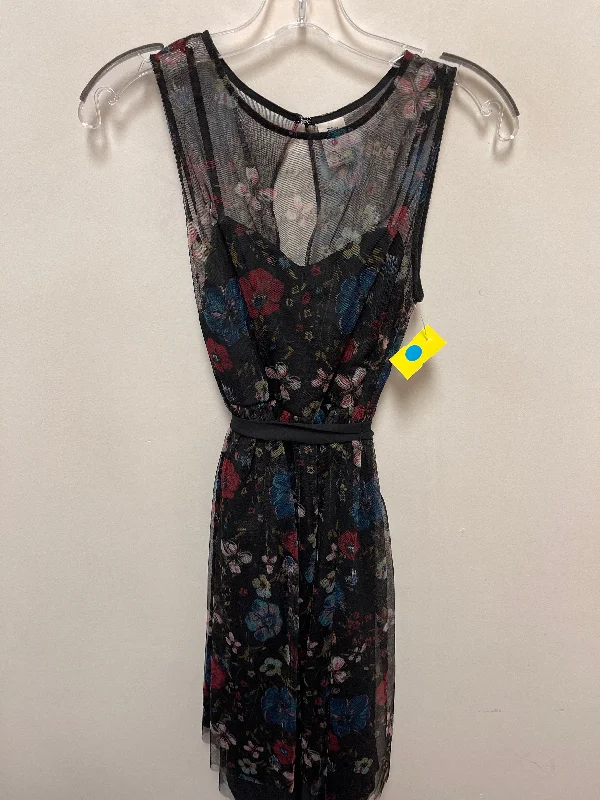 Spaghetti Strap DressDress Casual Short By Lc Lauren Conrad In Floral Print, Size: Xs
