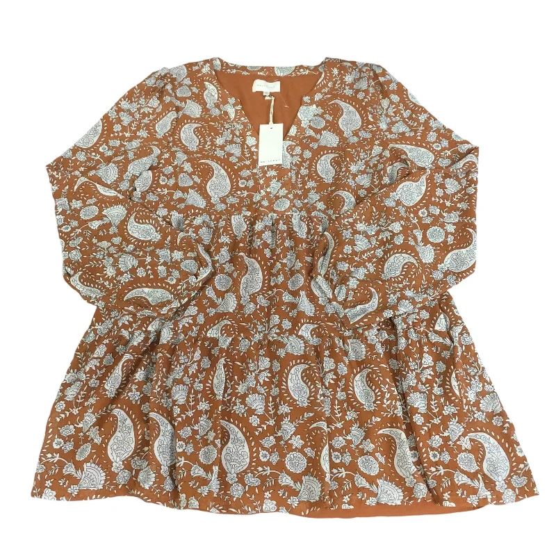 women's shift dressesDress Casual Short By Melloday In Brown & Tan, Size: M