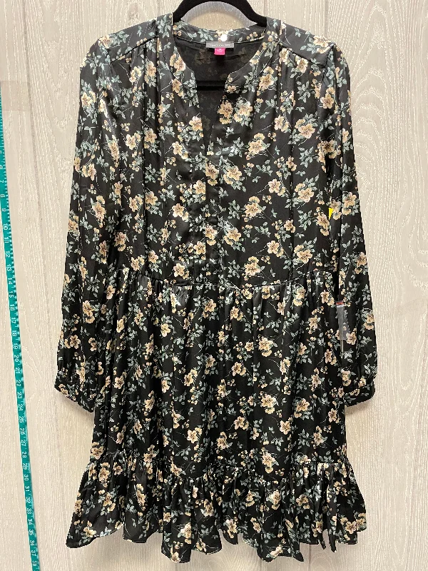 women's ruffle dressesDress Casual Short By Vince Camuto In Floral Print, Size: M