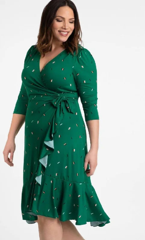 Skater DressKiyonna Flirty Flounce Wrap Dress