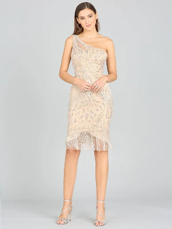 Cold-Shoulder DressLara Dresses 29140 One Shoulder Short Cocktail Dress