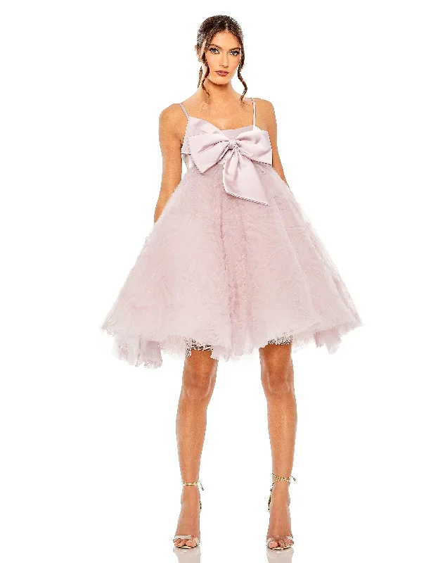 women's wrap dressesMac Duggal 20583 Short Spaghetti Strap Cocktail Dress