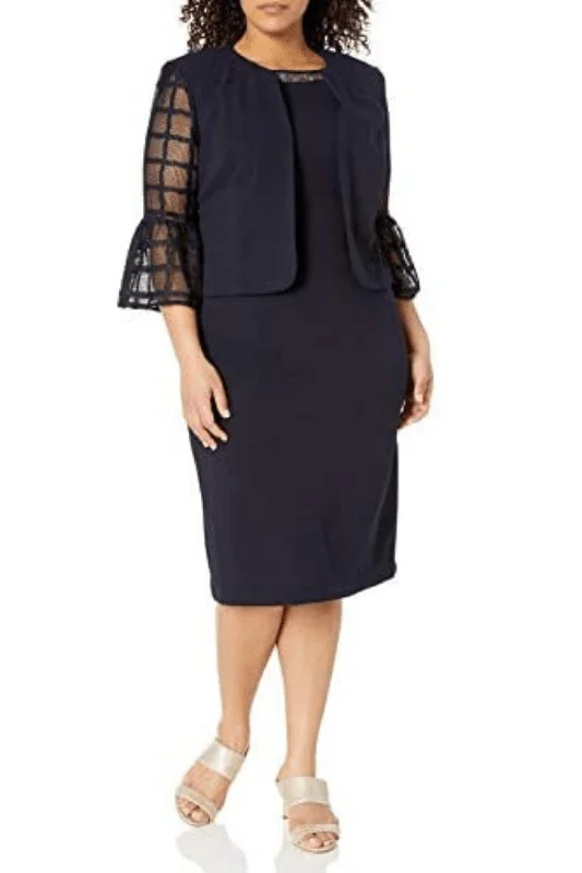 women's mother of the bride dressesMaya Brooke Two Piece Short Bell Jacket Dress 26489