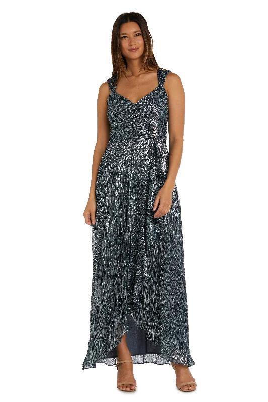 women's ruffle dressesR&M Richards 9579P High Low Formal Petite Dress