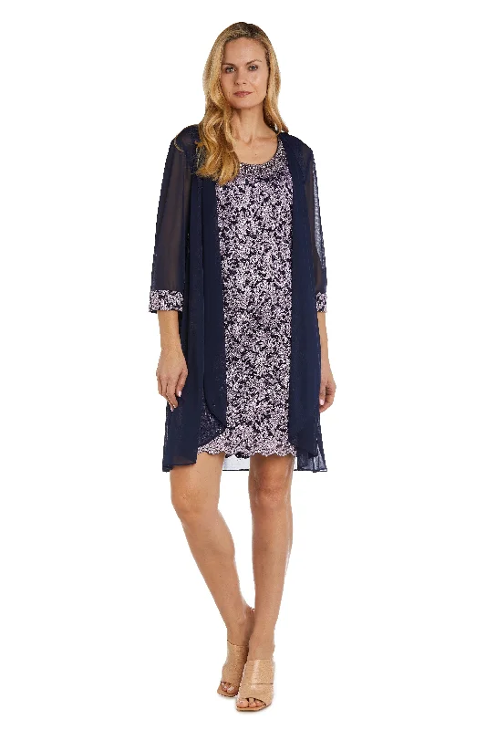 Mermaid DressR&M Richards 7312 Short Two Piece Jacket Dress