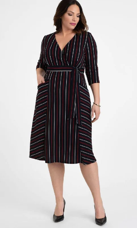 women's smart casual dressesKiyonna Short Faux Wrap Dress Formal Cocktail with Pockets women's smart casual dressesKiyonna Short Faux Wrap Dress Formal Cocktail with Pockets